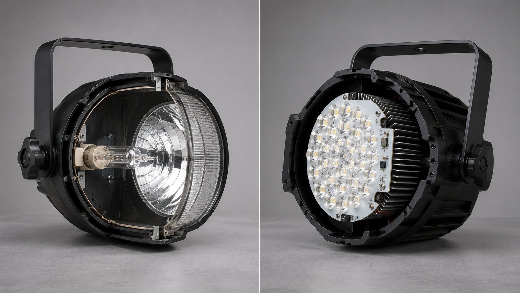 tradictional par and LED Par トラディショナルパーとLEDパー